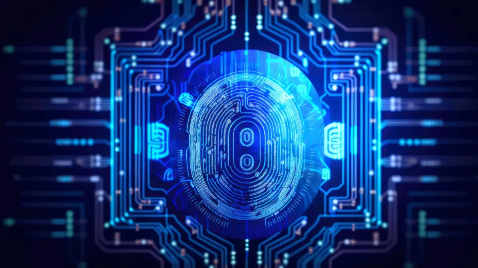 Zero Trust- CISA's ZTA Pillars in Focus: Mastering Identity and Device SEcurity for True Zero Trust. Image of a digital thumbprint. Zero Trust- CISA's ZTA Pillars in Focus: Mastering Identity and Device SEcurity for True Zero Trust. Image of a digital thumbprint.