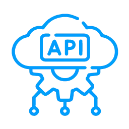 API cloud icon representing exposed API keys, security vulnerabilities, and automated detection on the TRaViS platform.