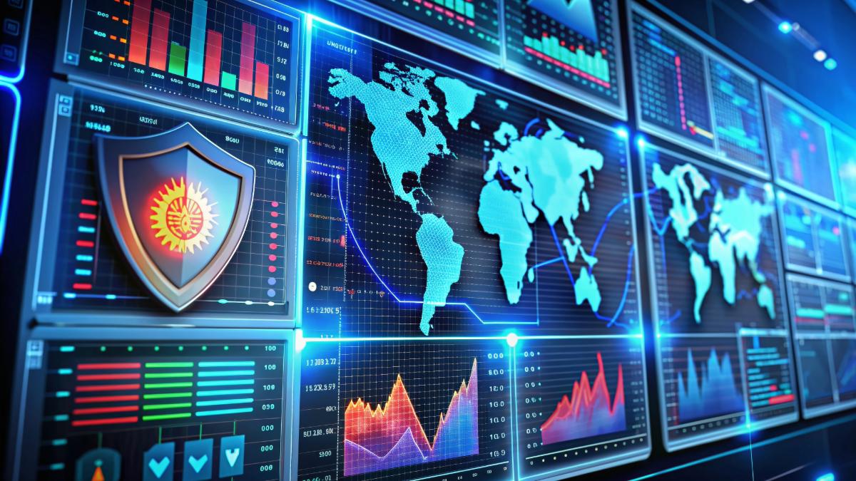 Travis ASM: Simplifying Compliance and Enhancing Client Security for MSSPs Cybersecurity dashboard with compliance metrics and global threat maps, showcasing how MSSPs utilize Travis ASM to meet regulatory requirements.