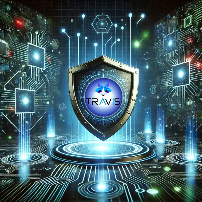 TRaViS Logo. Cybersecurity's number one tool.