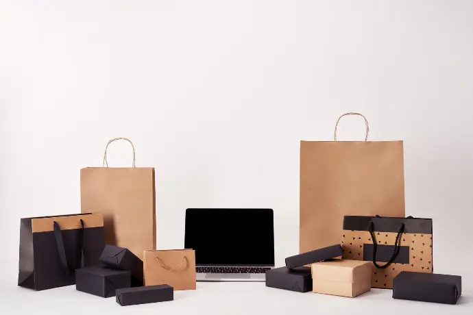 Image of e-commerce shopping bags.